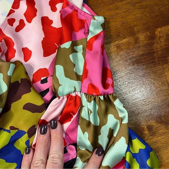 Crosby by Mollie Burch colorful animal print tank size XS - Picture 5 of 9